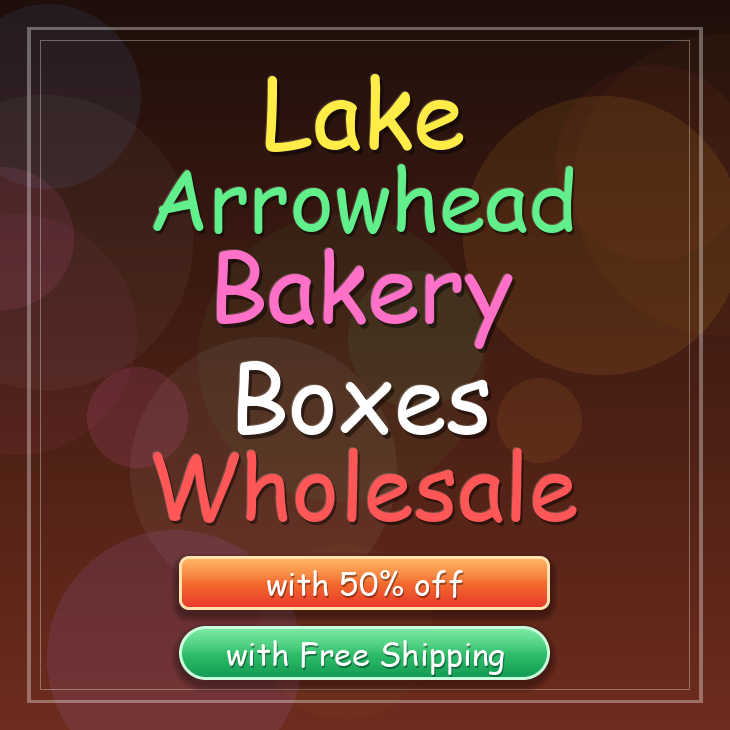 Lake Arrowhead bakery boxes