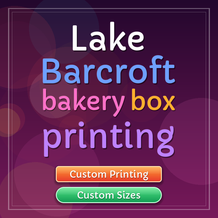 Lake Barcroft bakery box printing
