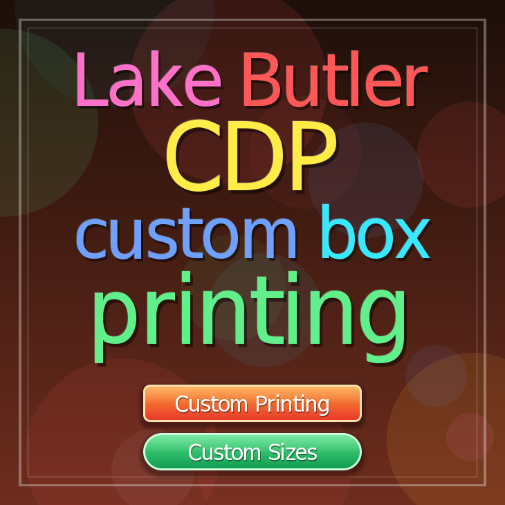 Lake Butler CDP custom box printing