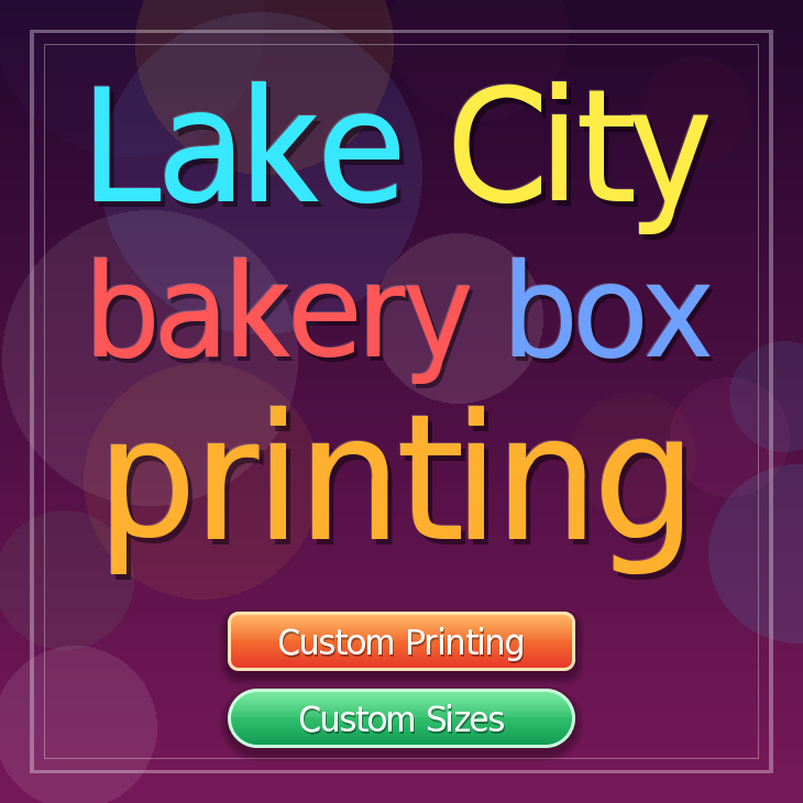 Lake City bakery box printing