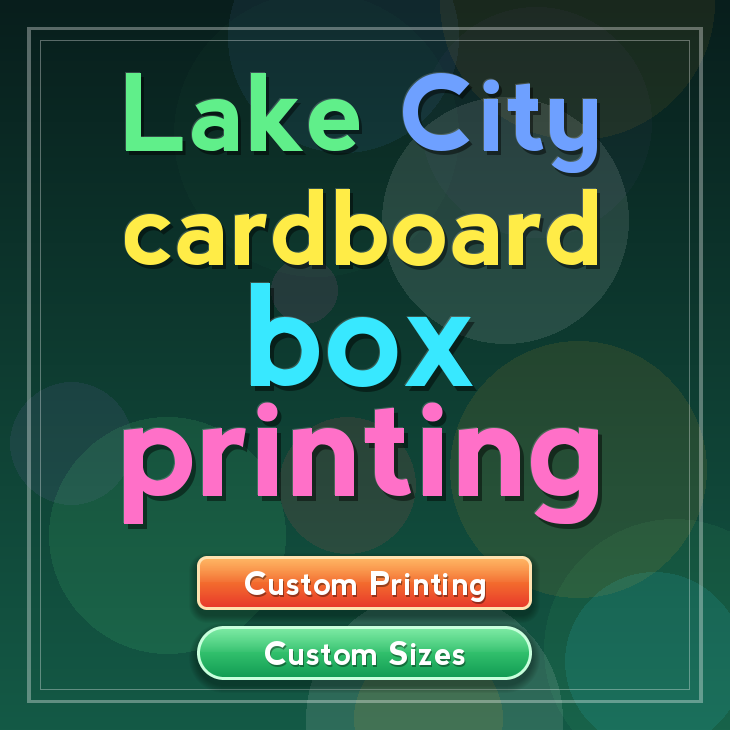 Lake City cardboard box printing