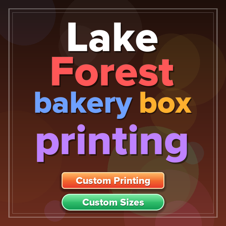 Lake Forest bakery box printing