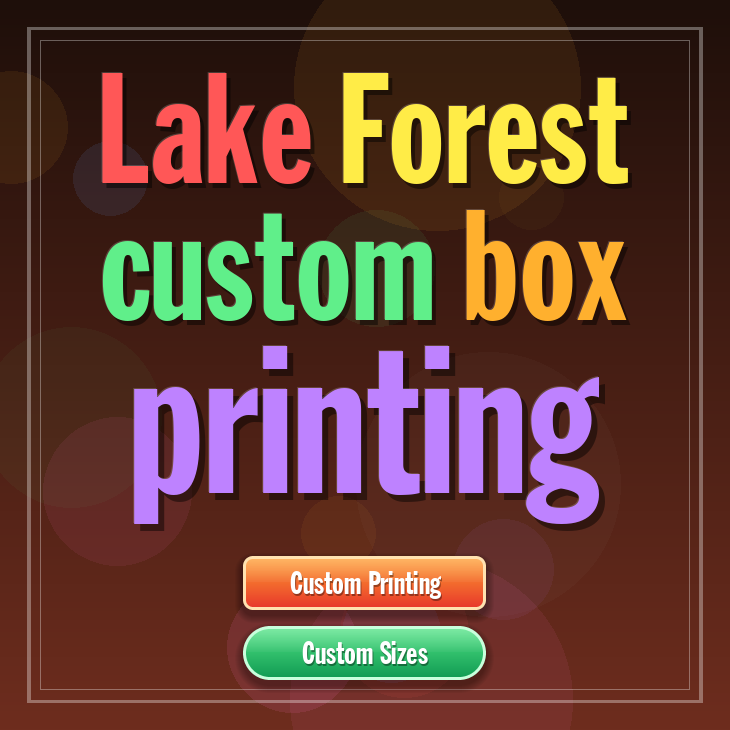 Lake Forest custom box printing