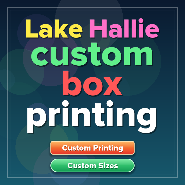 Lake Hallie custom box printing