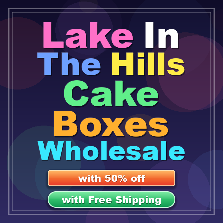 Lake In The Hills cake boxes