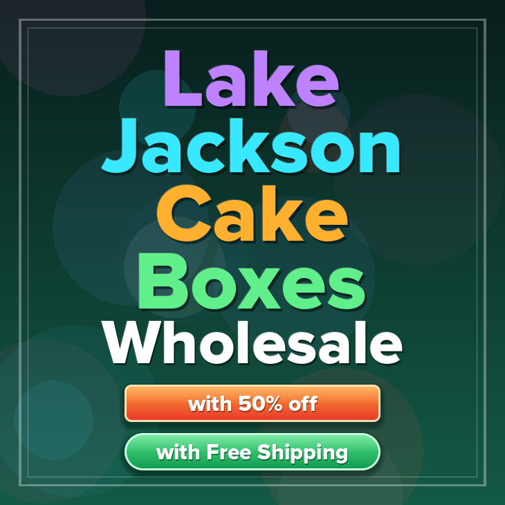 Lake Jackson cake boxes