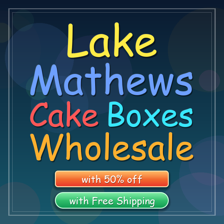 Lake Mathews cake boxes
