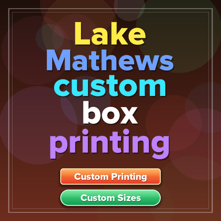 Lake Mathews custom box printing