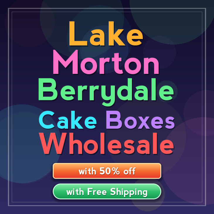 Lake Morton Berrydale cake boxes