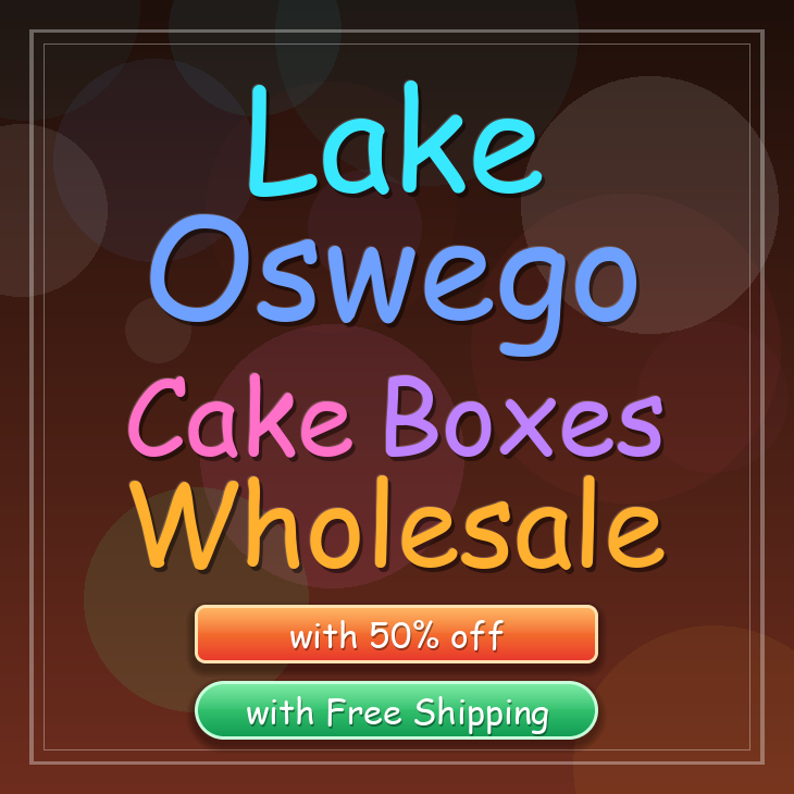 Lake Oswego cake boxes