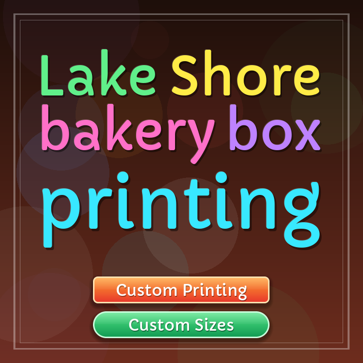 Lake Shore bakery box printing