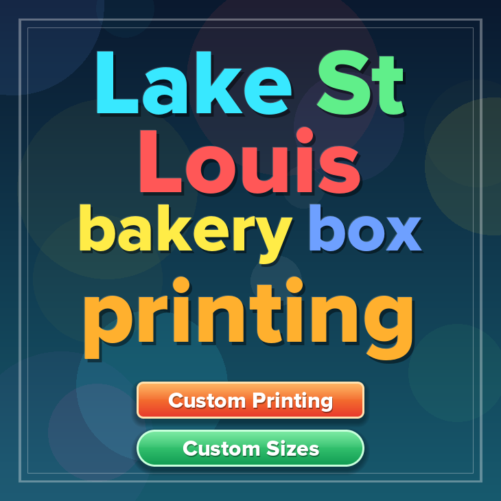 Lake St Louis bakery box printing
