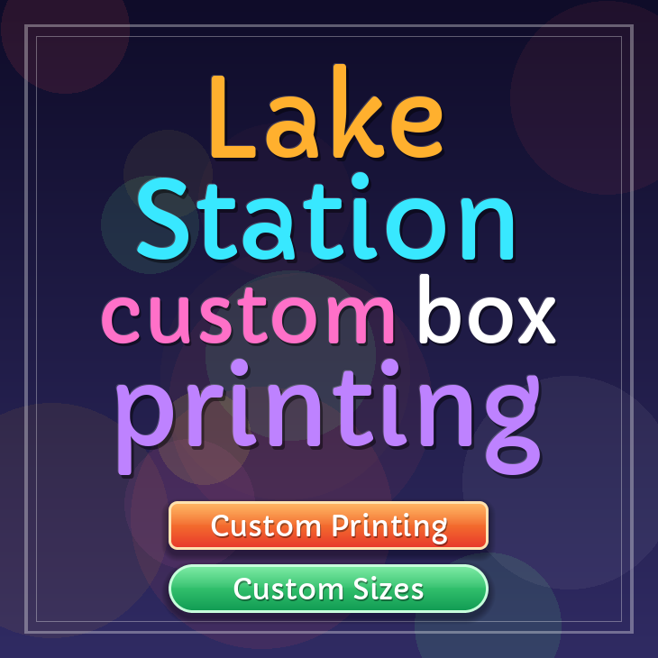 Lake Station custom box printing