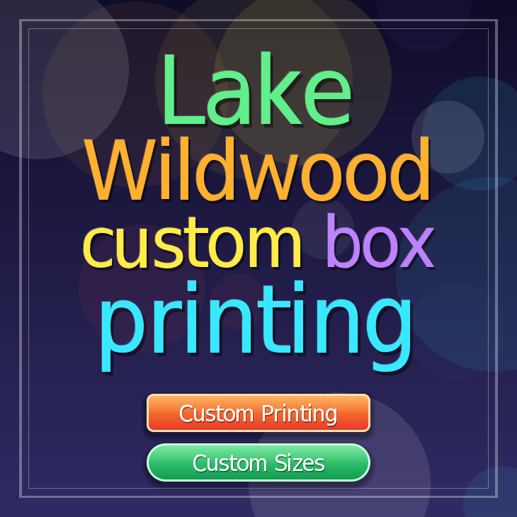 Lake Wildwood custom box printing