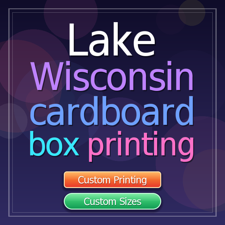 Lake Wisconsin cardboard box printing