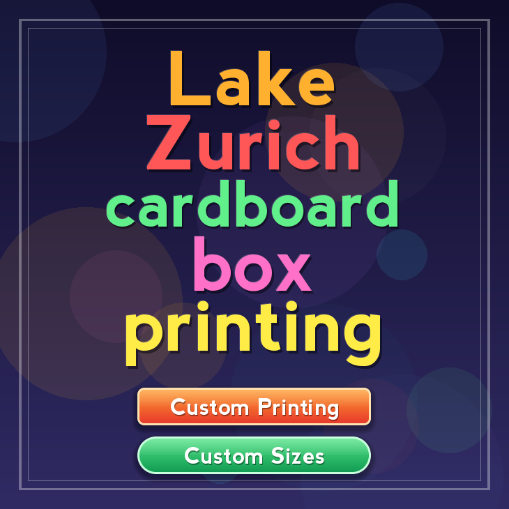 Lake Zurich cardboard box printing