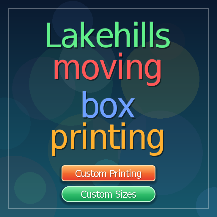 Lakehills moving box printing