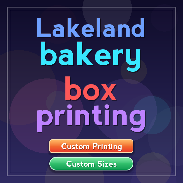 Lakeland bakery box printing
