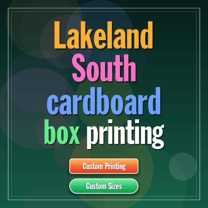 Lakeland South cardboard box printing