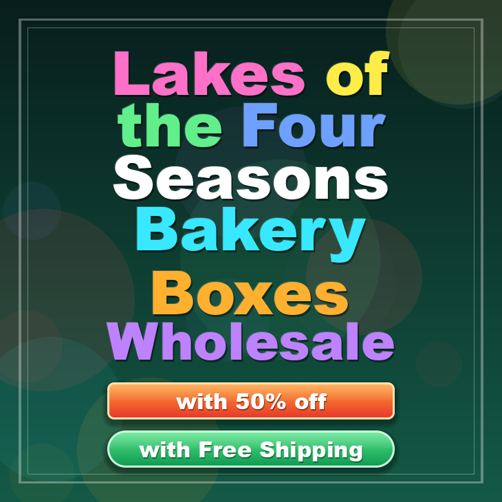 Lakes Of The Four Seasons bakery boxes