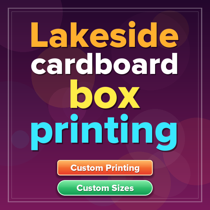 Lakeside cardboard box printing