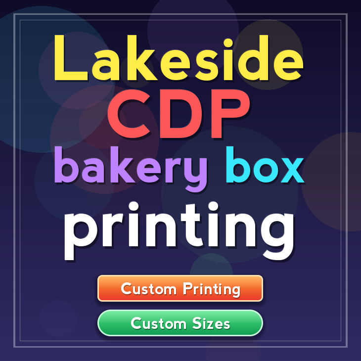 Lakeside Cdp bakery box printing