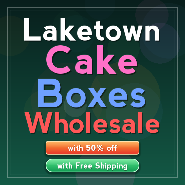 Laketown cake boxes