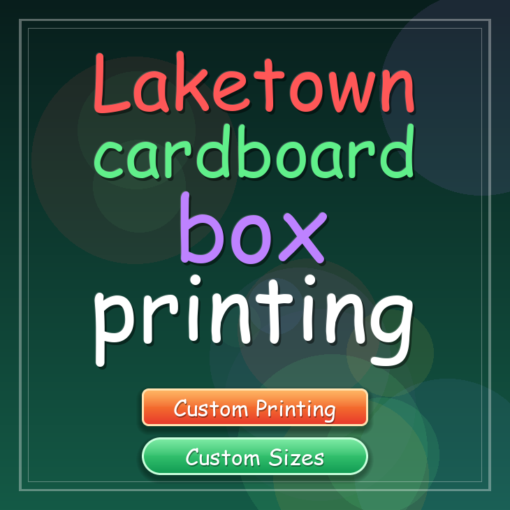 Laketown cardboard box printing