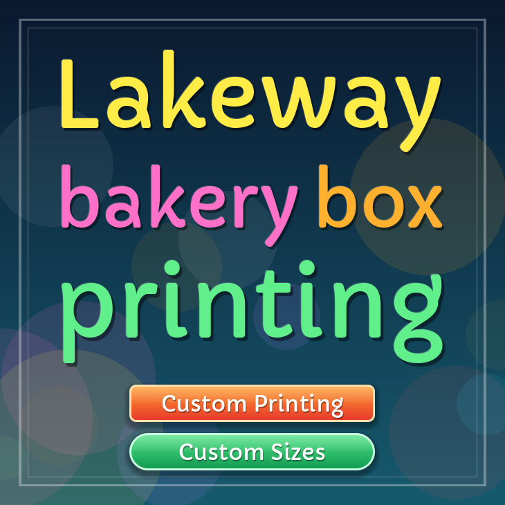 Lakeway bakery box printing