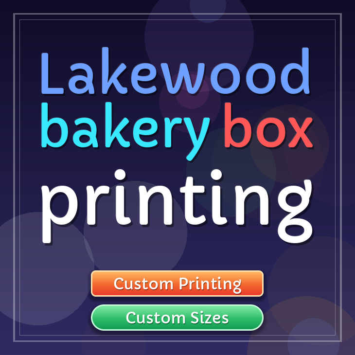 Lakewood bakery box printing