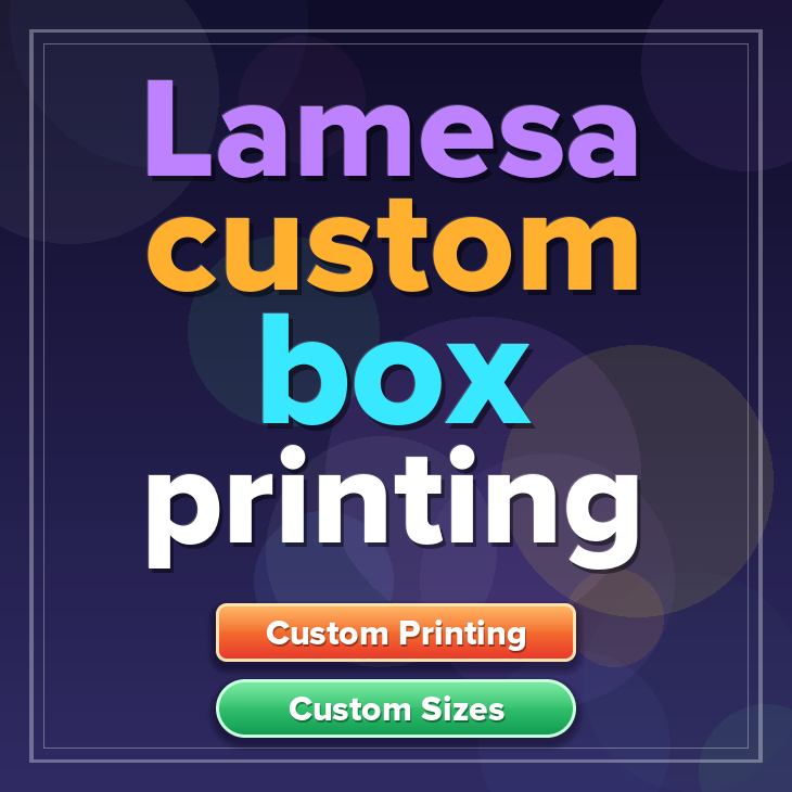 Lamesa custom box printing