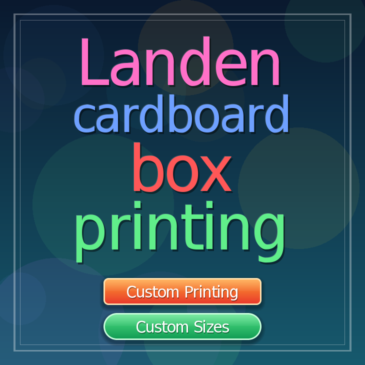 Landen cardboard box printing