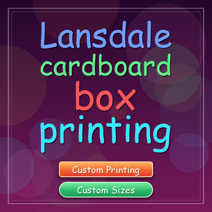 Lansdale cardboard box printing