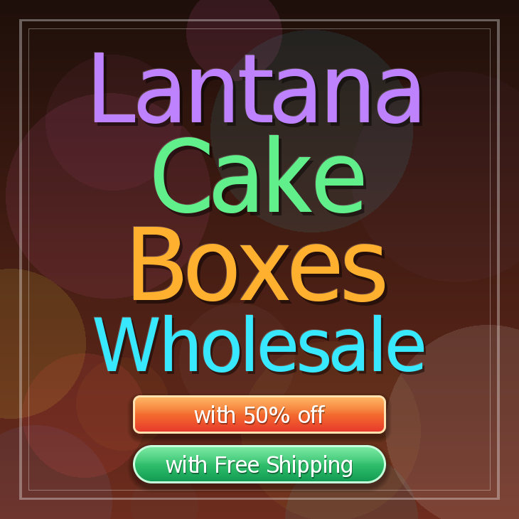 Lantana cake boxes