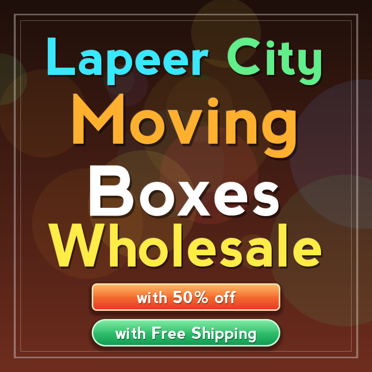 Lapeer City moving boxes
