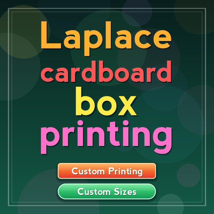 Laplace cardboard box printing