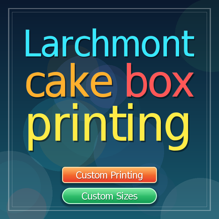 Larchmont cake box printing