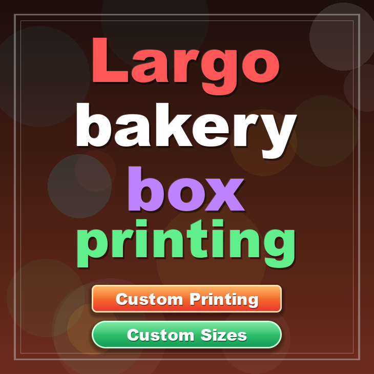 Largo bakery box printing