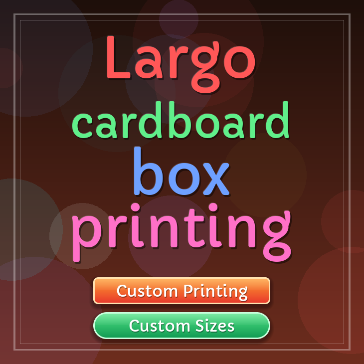Largo cardboard box printing