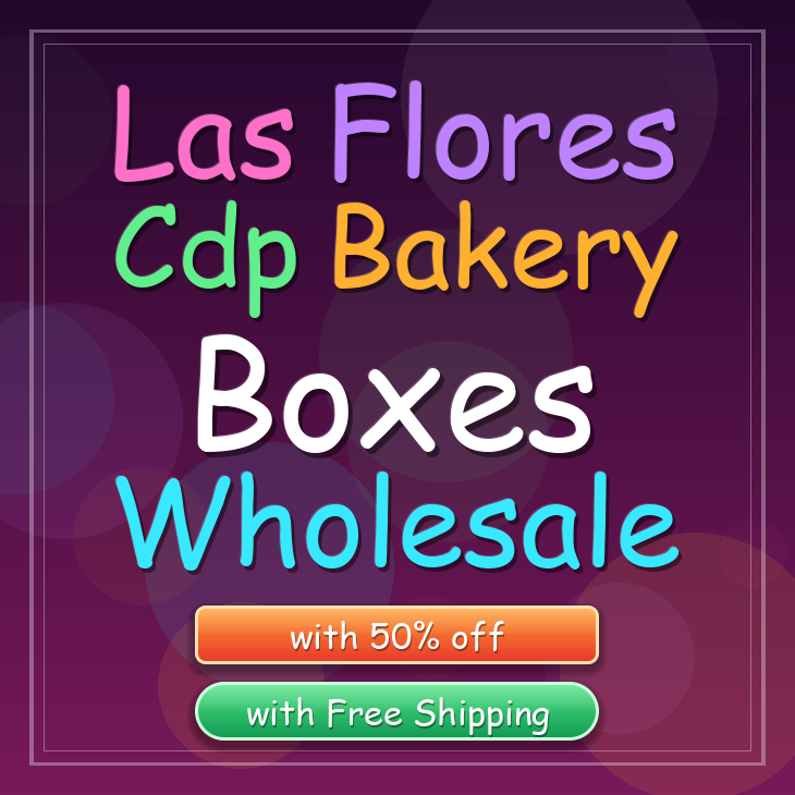 Las Flores Cdp bakery boxes