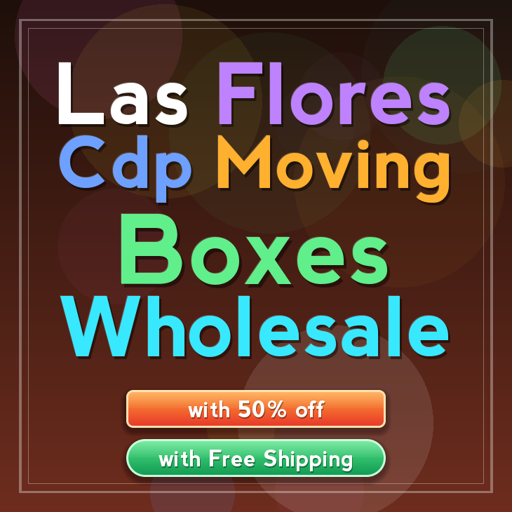 Las Flores Cdp moving boxes