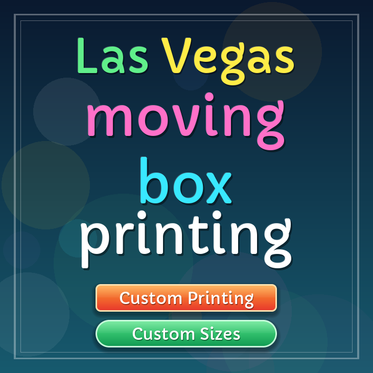 Las Vegas moving box printing