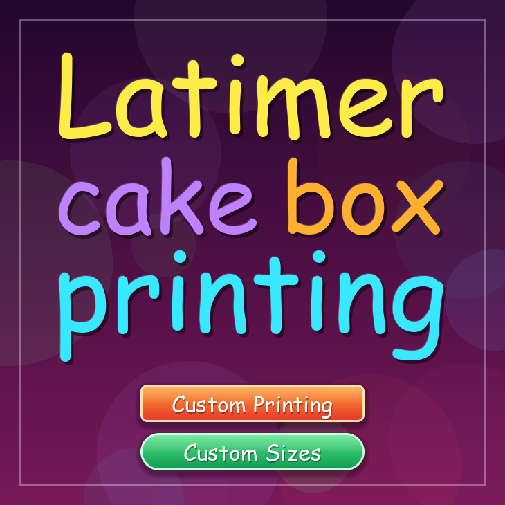 Latimer cake box printing