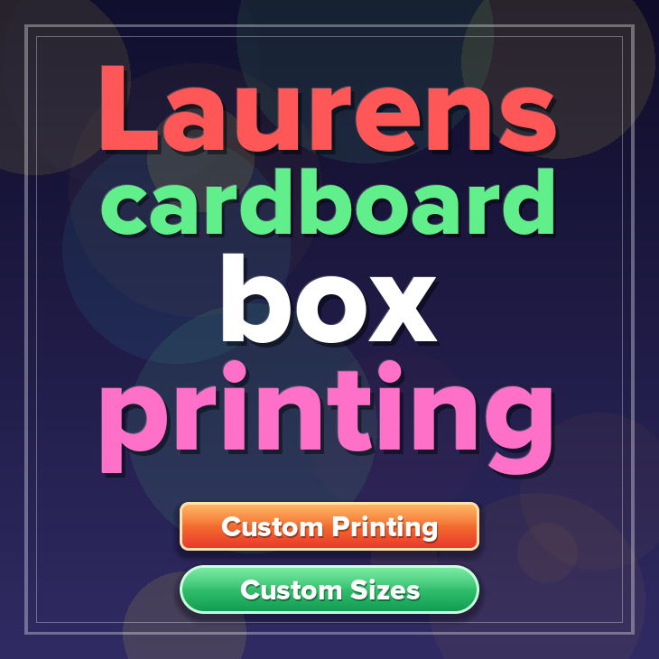 Laurens cardboard box printing