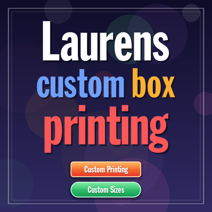 Laurens custom box printing