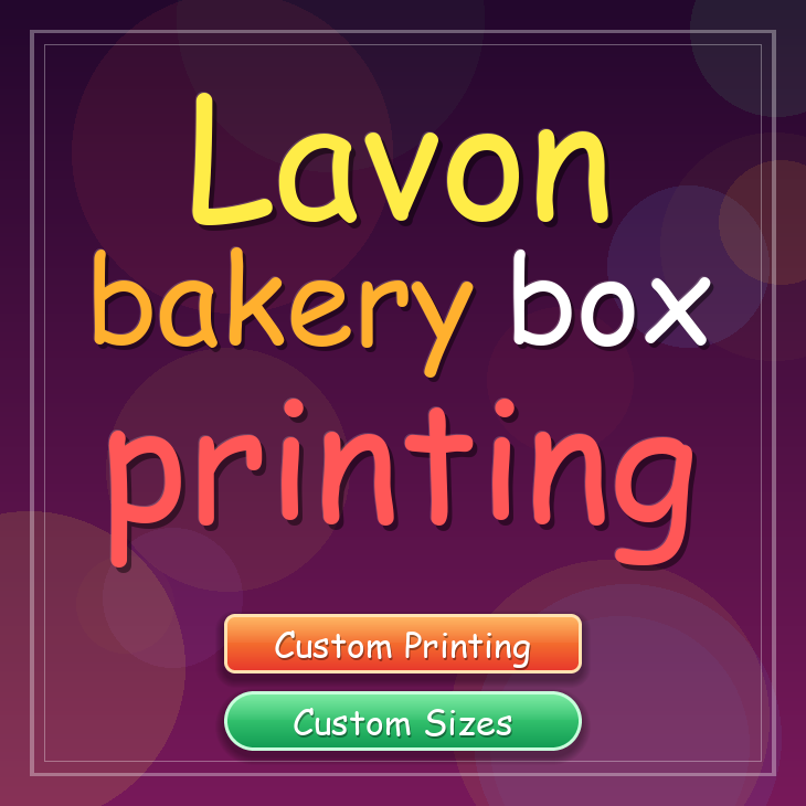 Lavon bakery box printing