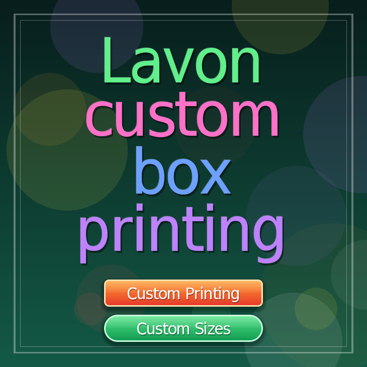 Lavon custom box printing