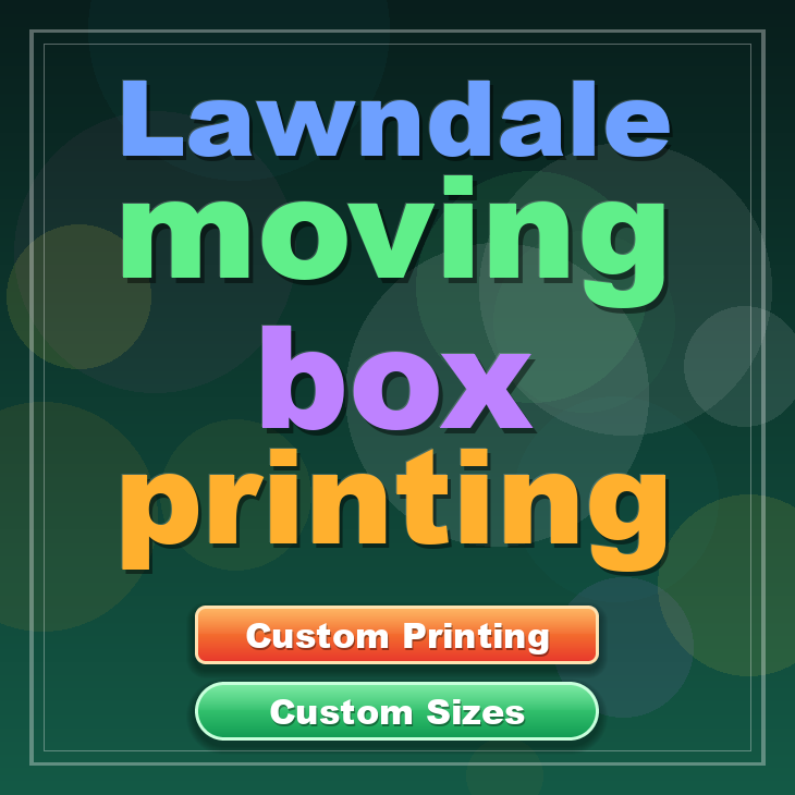 Lawndale moving box printing