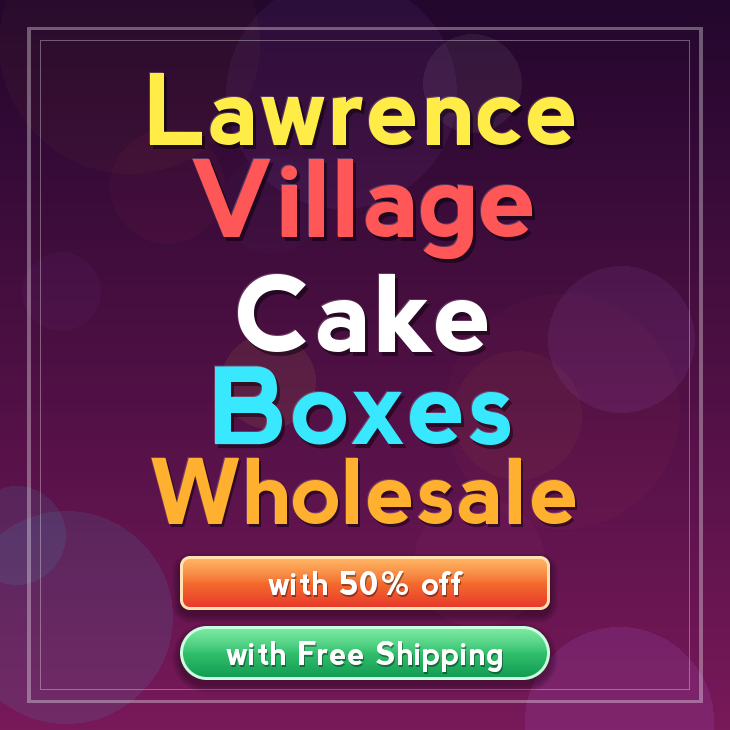 Lawrence Village cake boxes