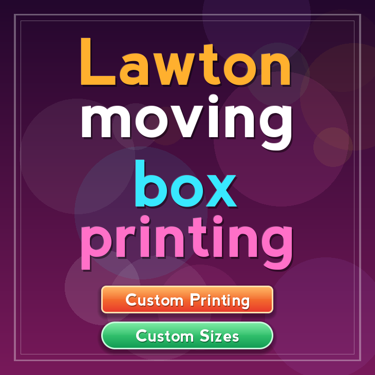 Lawton moving box printing